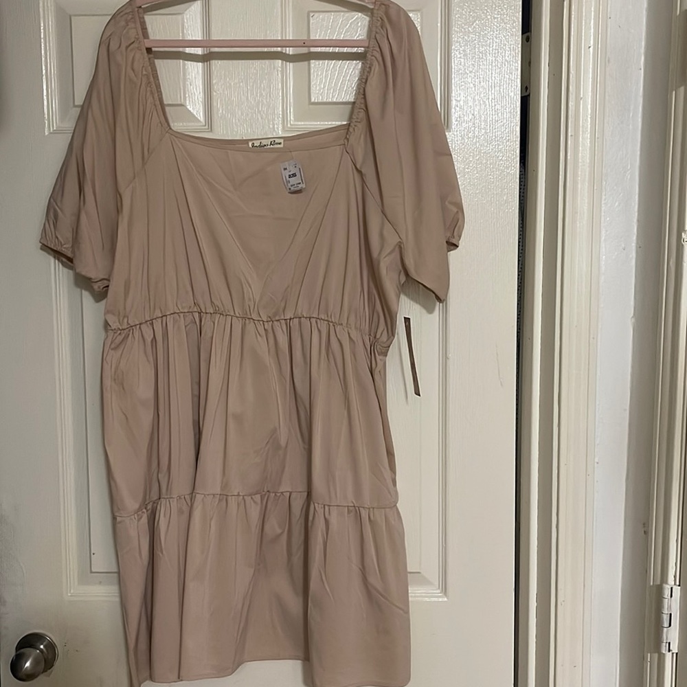 NUDE PLUS SIZE 3X DRESS